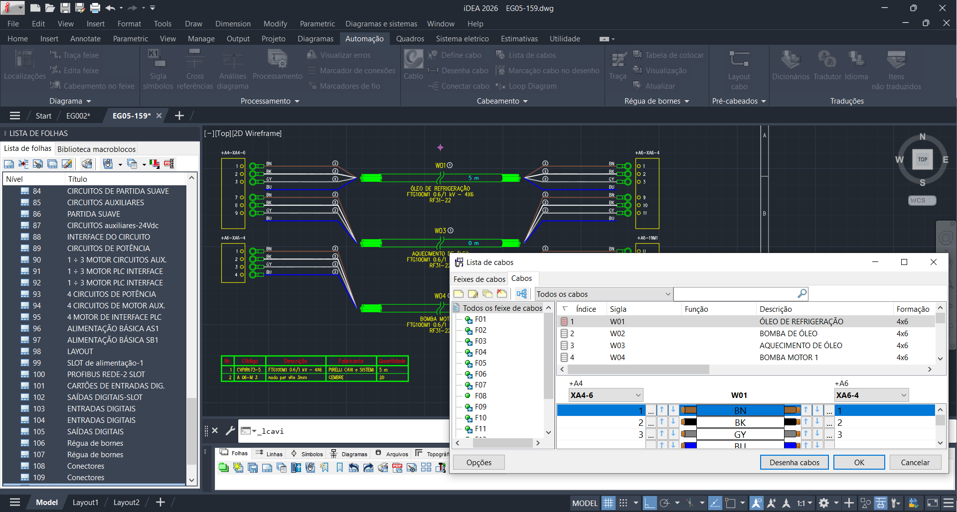 iDEA - CAD elétrico para desenho e projeto de esquemas elétricos e para automação industrial