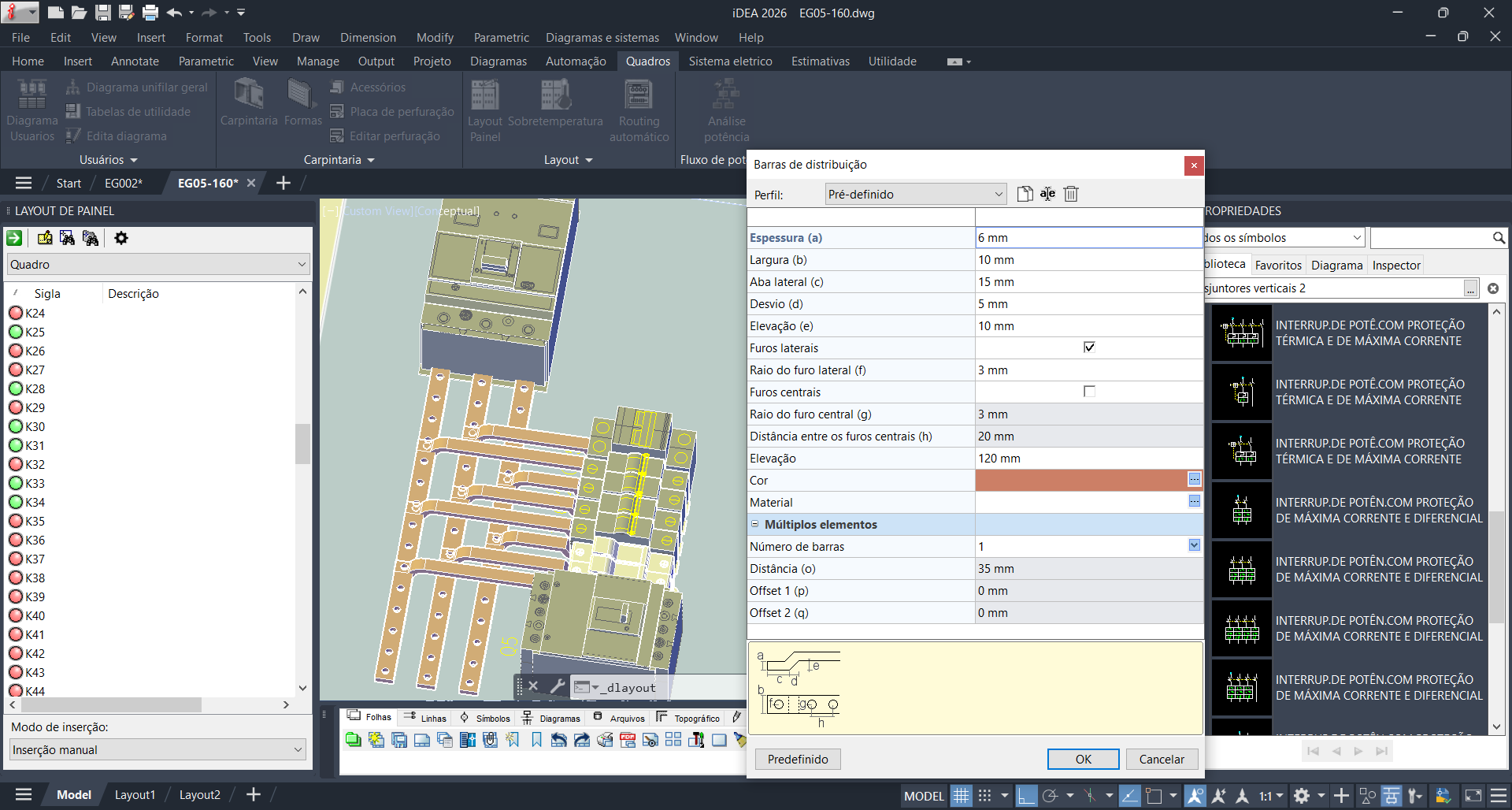 iDEA - CAD elétrico para desenho e projeto de esquemas elétricos e para automação industrial