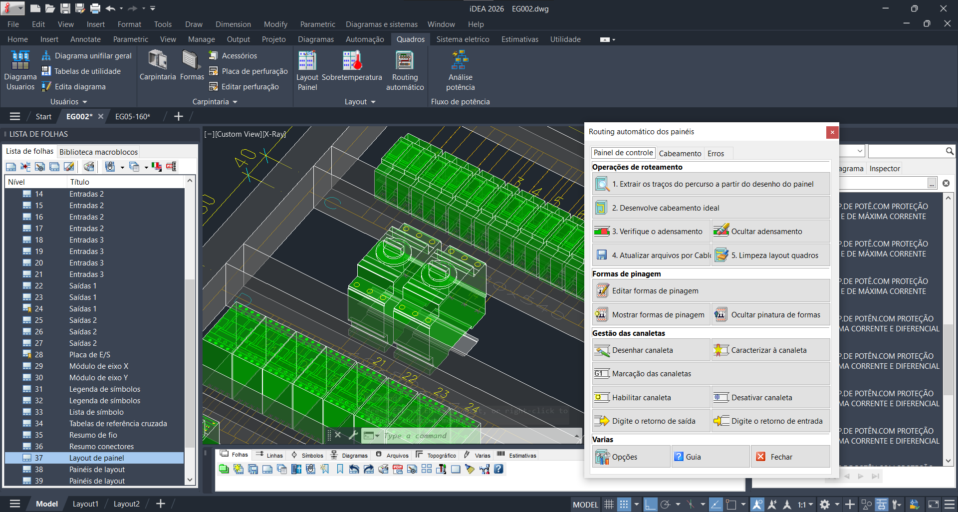 iDEA - CAD elétrico para desenho e projeto de esquemas elétricos e para automação industrial