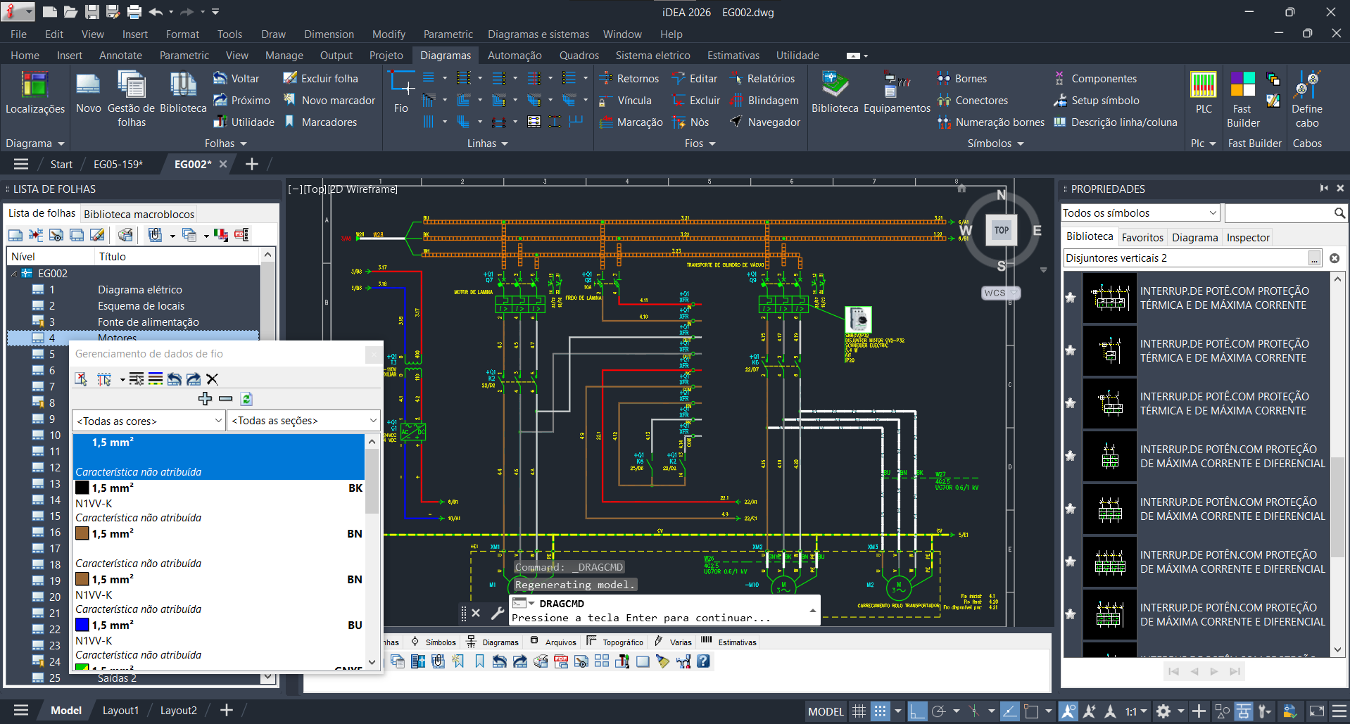 iDEA - CAD elétrico para desenho e projeto de esquemas elétricos e para automação industrial