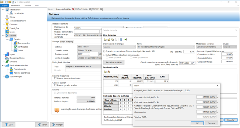 SOLergo - Projeto de sistemas fotovoltaicos conectados à rede, híbridos ou isolados