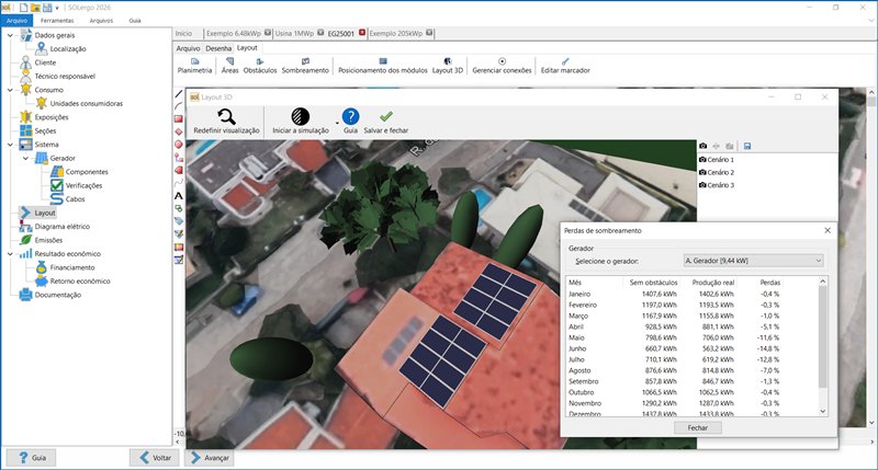 SOLergo - Projeto de sistemas fotovoltaicos conectados à rede, híbridos ou isolados